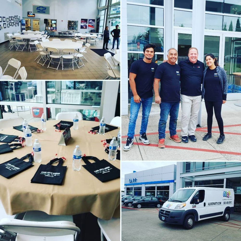 ALRO Rental - Clean Table and Chair Rentals in Beaverton, Tigard, and Aloha